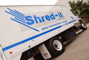 Shredding Event truck - Celebration Foundation