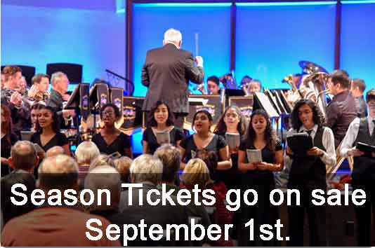 Celebration Foundation Concert Series - Season Tickets go on sale September 1st
